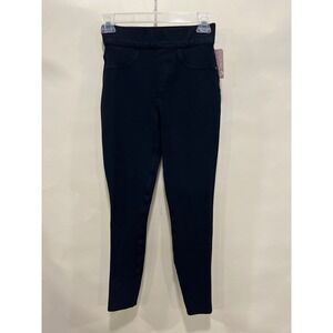 SPANX X Small Black High Waisted Ponte Knit Leggings Tall XS Tall